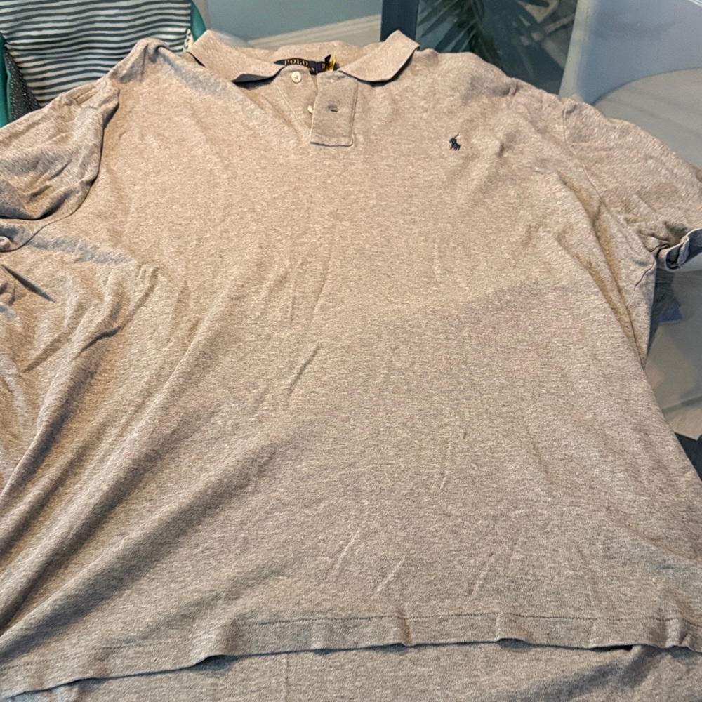 Polo by Ralph Lauren Light Gray Polo Shirt